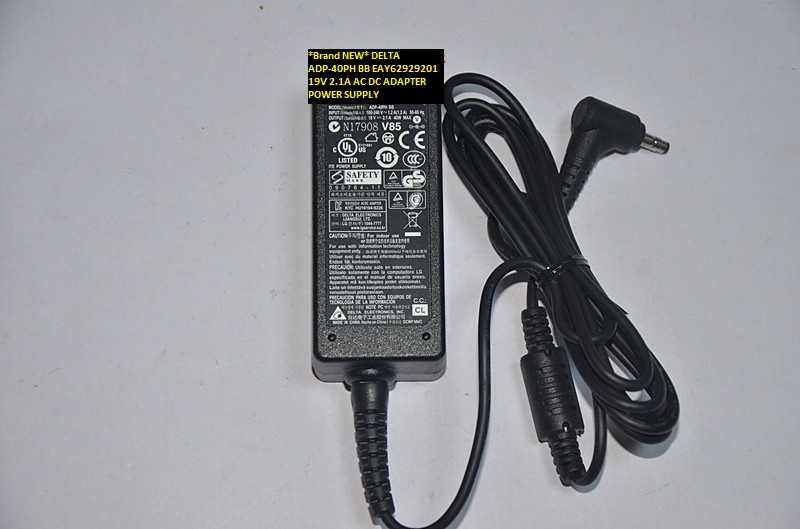 *Brand NEW* ADP-40PH BB 19V 2.1A AC DC ADAPTER DELTA 4.0*1.7 AC100-240V EAY62929201 POWER SUPPLY